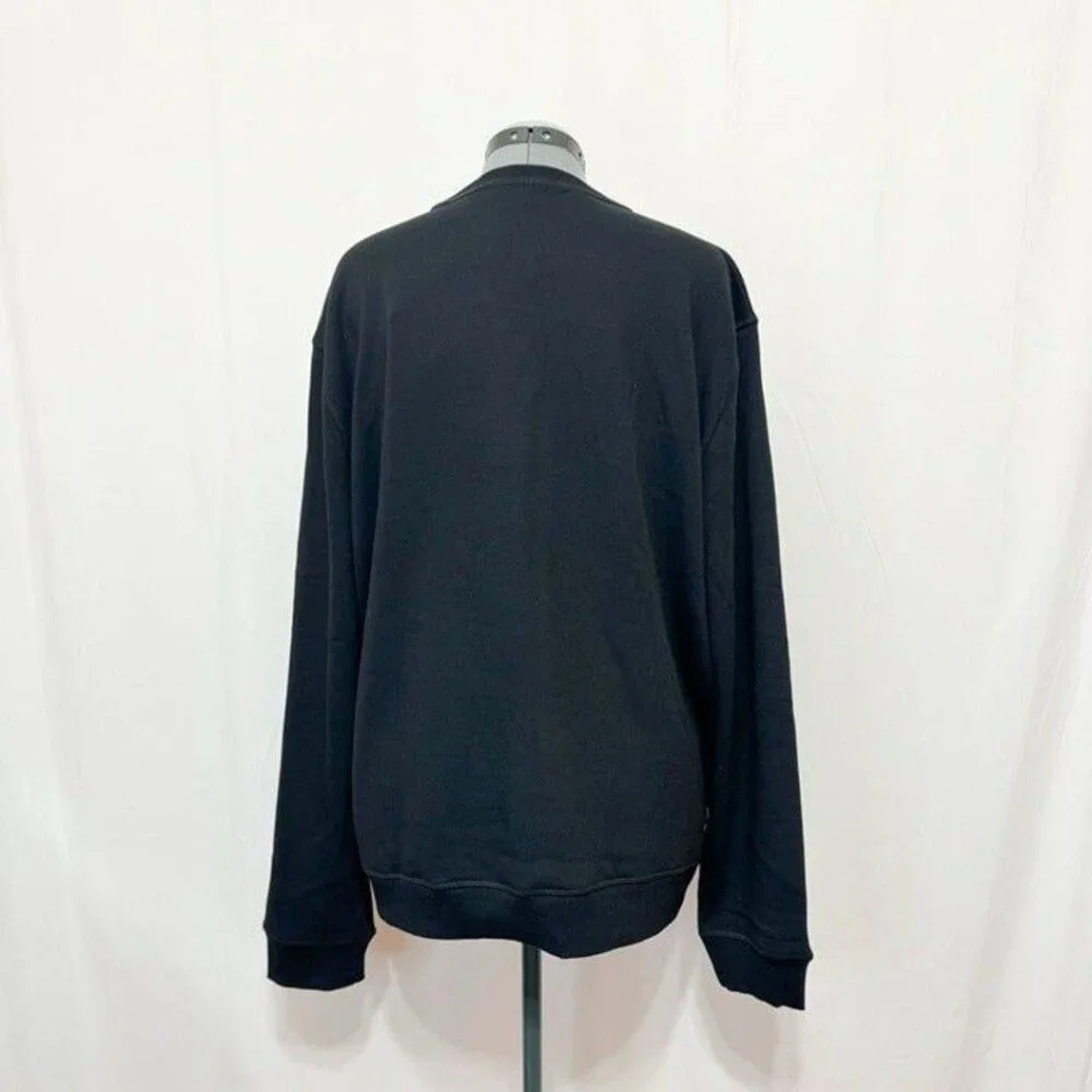 Eddie Bauer NWT Sz XXL Black Men's Plush-Lined Fleece Crewneck Pull On - Picture 4 of 12